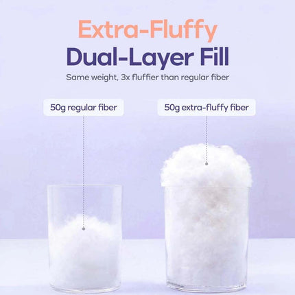 4 Color Puff Pillow Supportive Cloud Grid Breathable Soft Sleeping Cooling Puff Pillows