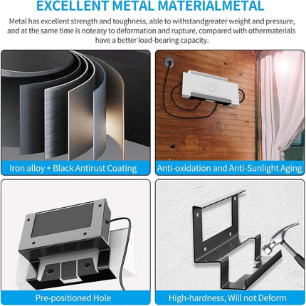 Gen 3 Router Metal Mount for Starlink 2-in-1 Protective Wall Mount for V3 Router