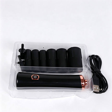 Electric Eyelash Glue Shaker Nail Lacquer Shaker 6PCS Heads for Eyelash Glue Ink