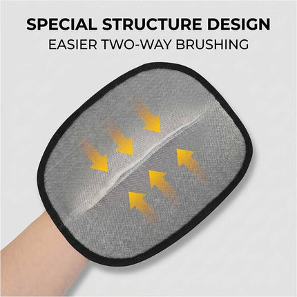 2 Pcs Pet Grooming Gloves Static Dedusting Brush Pet Hair Remover Brush Removing
