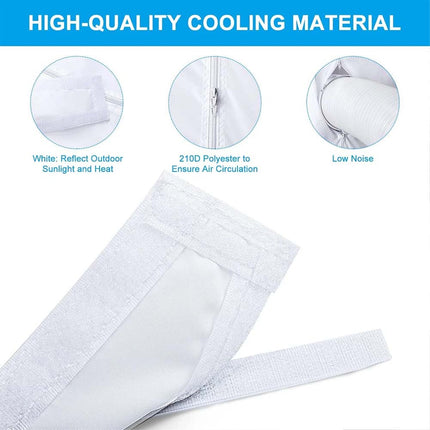 4M Hot Air Stop Waterproof Outlet Window Seal Kit For Mobile Air Conditioners