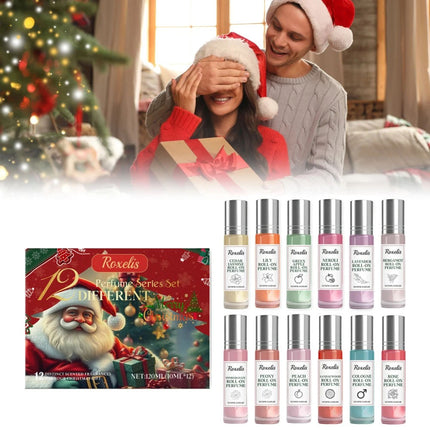 Christmas Perfume Set Advent Calendar 12Pcs Perfume Women Christmas Gift