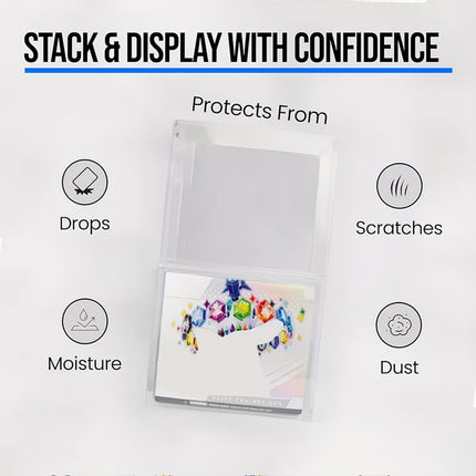 Trading Card Storage Acrylic Display Case For Booster & Trainer Boxes