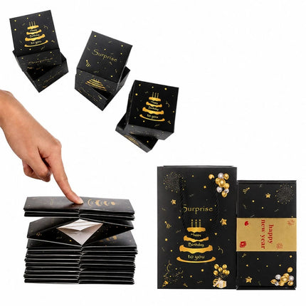 Pop Up Surprise Cash Explosion Gift Box Luxury Money Box Birthday