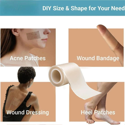 Hydrocolloid Adhesive Patches for Skin Care Daily Use 5cm*5m