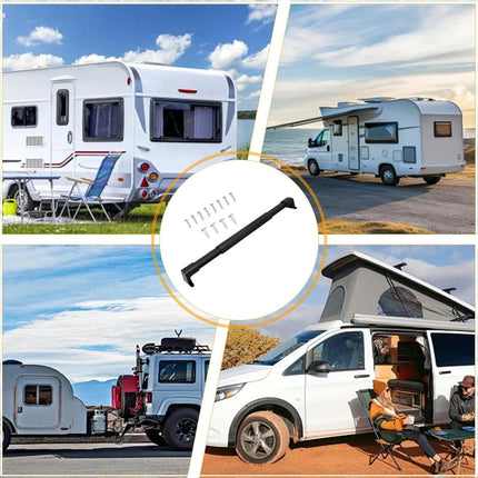 Camper Door Handle RC Screen Door Bar Adjustable RV Screen Door Cross