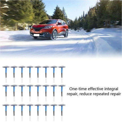 24x Auto Tyre Plug Patch Auto Car Tire Puncture Repair Kit Wired Mushroom 36mm