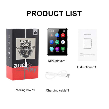 128GB Sport Portable Bluetooth Touch MP4/MP3 Lossless Music Player Recorder