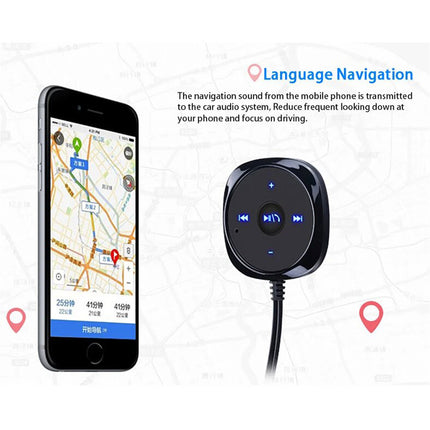 Bluetooth Car Adapter 3.5mm AUX Adapter Wireless Stereo Audio Music Receiver
