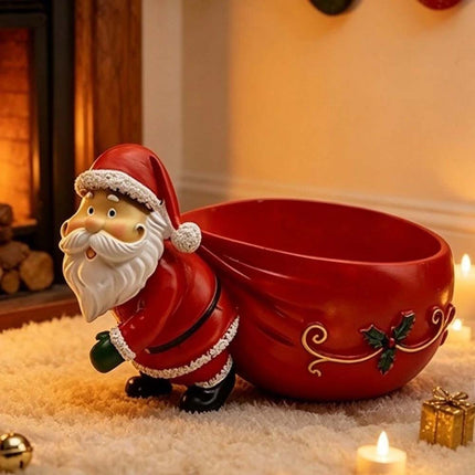 Cute Santa Claus Figurine Cartoon Christmas Decorative Figurine Living Room