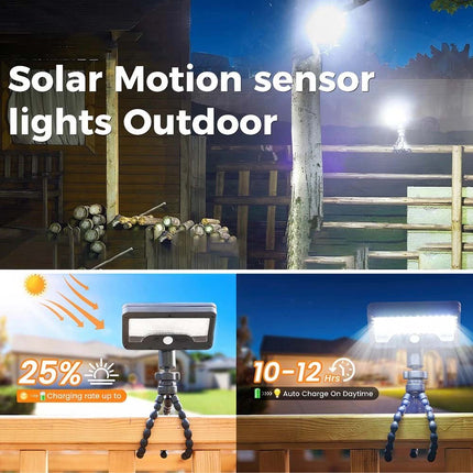96 LED Solar Lights PIR Motion Sensor Light Outdoor Gardens Security Lights Lamp