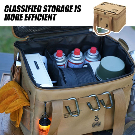 Large Capacity 30L Camping Outdoor Equipment Storage Bag Folding Box Handbag