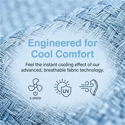 USB Charging Fan Wide Brim Sun Hat Breathable Sun Protection Hat Beach