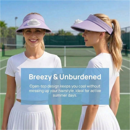 USB Charging Fan Wide Brim Sun Hat Breathable Sun Protection Hat Beach
