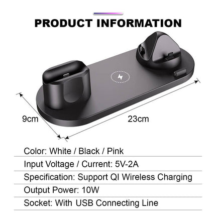6 In 1 Wireless Charging Dock Stand Station Splendid&Co.