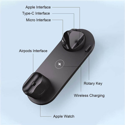6 In 1 Wireless Charging Dock Stand Station Splendid&Co.