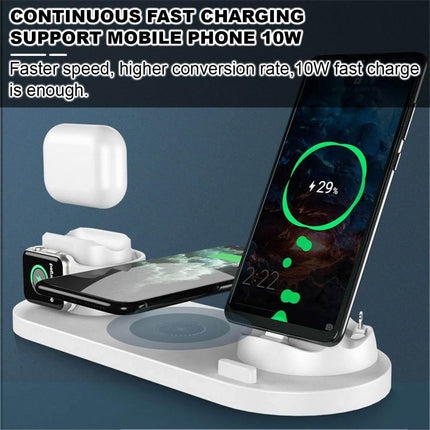 6 In 1 Wireless Charging Dock Stand Station Splendid&Co.