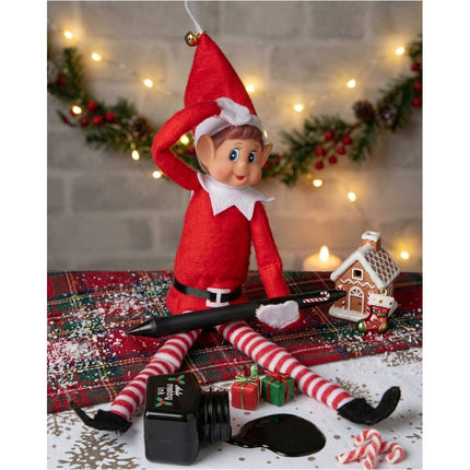 Naughty Elves Christmas Elf Red Doll Plush Toy Xmas Tree Decor Red