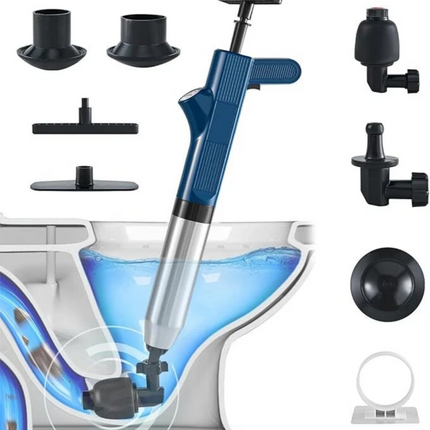 Pipe Plunger Drain Unblocker High Pressure Air Sewer Toilet Powerful Cleaner