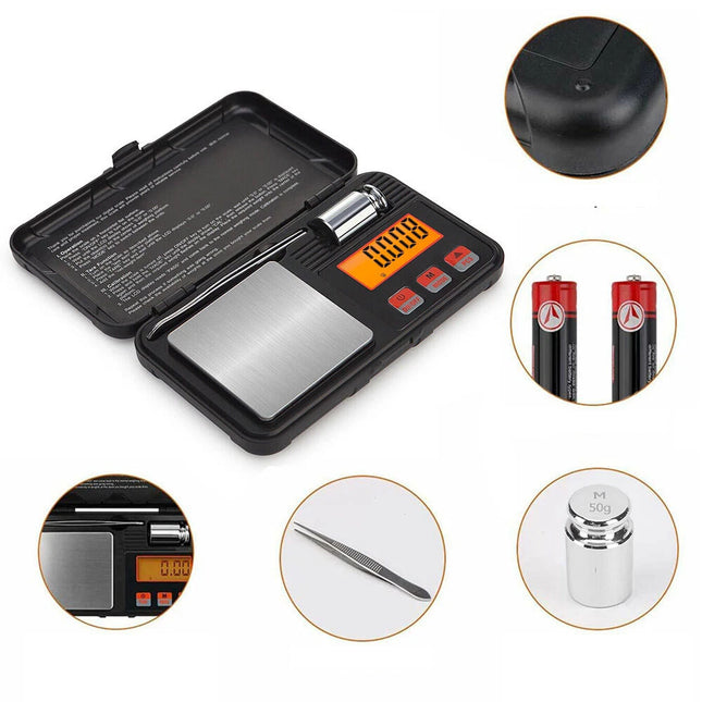 Electronic Pocket Scales 50g/0.001g Mini Digital Gold Jewellery Powder Weighing