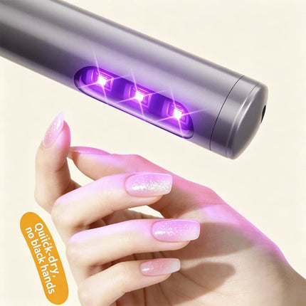 2-in-1 Electric Nail Drill & Rapid UV Curing Lamp Polishing Grinder Gel Drying