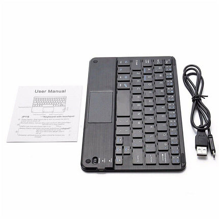 Slim Bluetooth Wireless Keyboard with Touchpad Mouse For Android Windows Mac