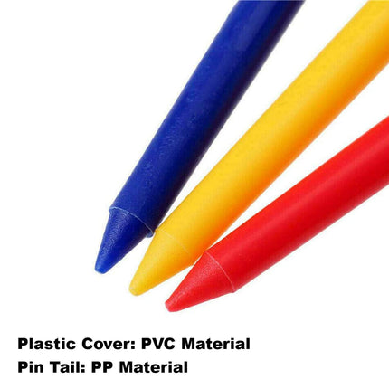 200pcs 83mm Golf Tees Multi Color Plastic With Rubber