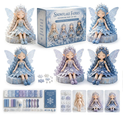 Snow Fairy Patchwork DIY Collection, Fun  Fairies Patchwork Sewing Craft Kit