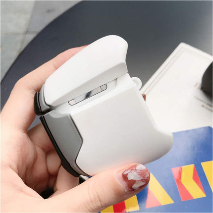 Shockproof Cartoon Silicon Case Cover For Airpods Pro Controller White