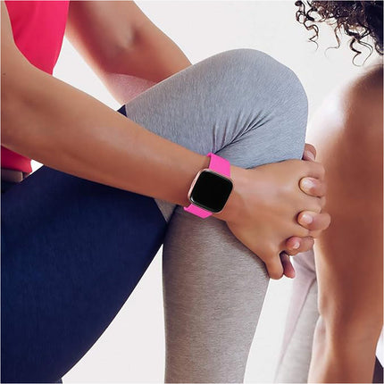 Hot Pink Fitbit Versa 2 Watch Repacement Silicone Sport Fitness Band Strap Wristband Lite