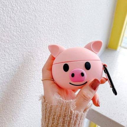 Shockproof Cartoon Silicone Case Cover For Airpods Pro Pinky Pig
