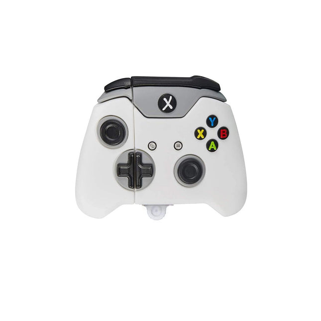 Shockproof Cartoon Silicon Case Cover For Airpods Pro Controller White