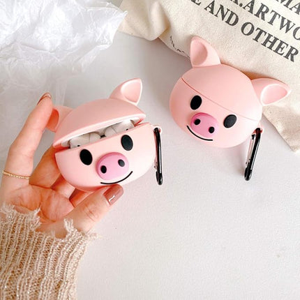 Shockproof Cartoon Silicone Case Cover For Airpods Pro Pinky Pig