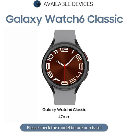 Samsung Galaxy Watch 6 Classic 47mm Watch cover protector case , Full Protection Cover Soft TPU Bumper Frame