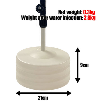 Selfstudy Badminton Trainer Set Telescopic Rod Rebound Training Practice Tool H