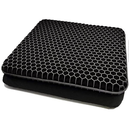Double Layer Gel Honeycomb Seat Comfort Cooling Support Cushion Flex Pain Relief