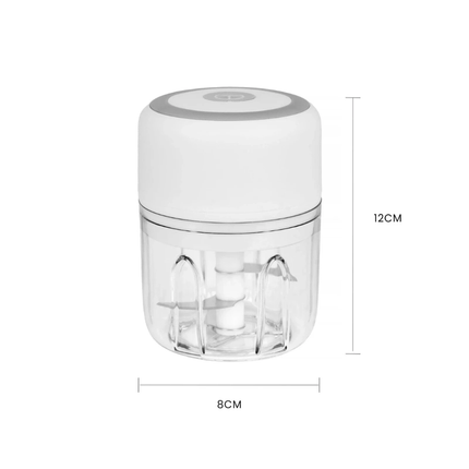 250ML USB Rechargeable Mini Food Garlic Grinder Electric Garlic Chopper Cordless