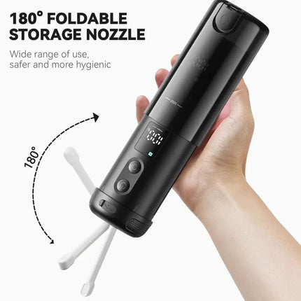 Portable Bidet for Travel with 5 Pressure Options Foldable Handheld Rechargeable