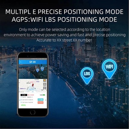 GF09 Mini Magnetic Car Vehicle Tracker Voice Rec Locator Real Time Tracking