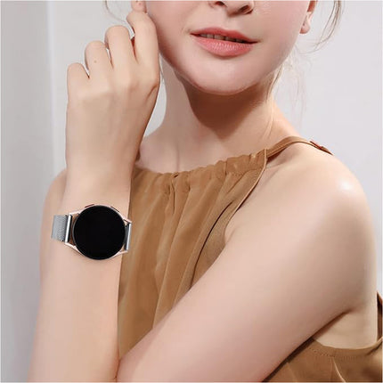 Samsung Galaxy Watch 4  5 Classic 40 44 42 45 46mm Milanese Magnetic Replace Band-Sliver