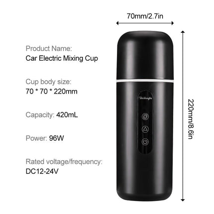 420ML Car Truck  Travel Electric Kettle Portable Coffee Tea Heated Cup