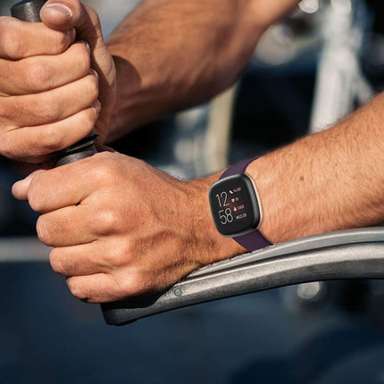 Fitbit Versa 3 4 Sense Sense 2 Smartwatch Soft Silicone Replacement Band Lavender