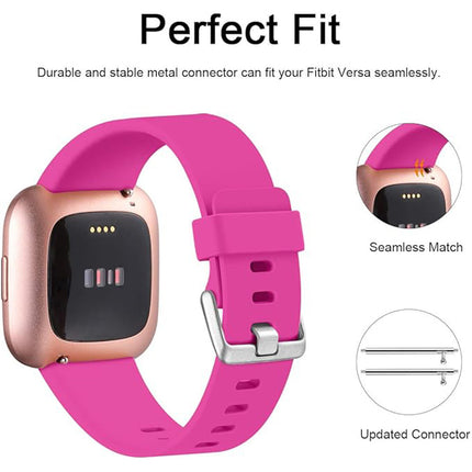 Hot Pink Fitbit Versa 2 Watch Repacement Silicone Sport Fitness Band Strap Wristband Lite