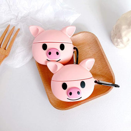 Shockproof Cartoon Silicone Case Cover For Airpods Pro Pinky Pig