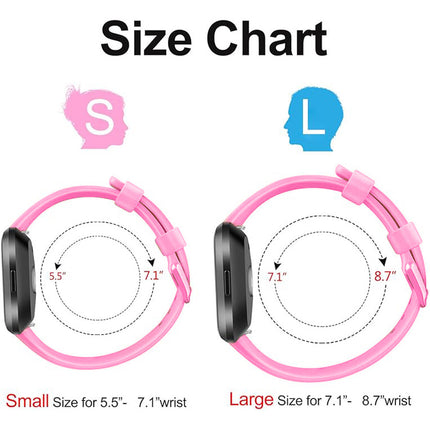 Hot Pink Fitbit Versa 2 Watch Repacement Silicone Sport Fitness Band Strap Wristband Lite