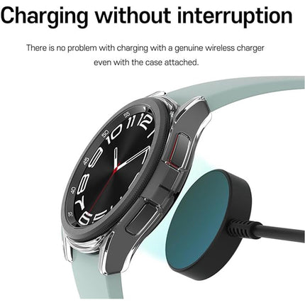 Samsung Galaxy Watch 6 Classic 47mm Watch cover protector case , Full Protection Cover Soft TPU Bumper Frame
