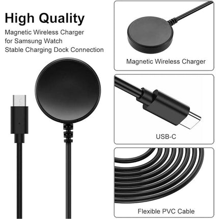 for Samsung Galaxy Watch 8 8 Classic Ultra 2025/2024 7 FE 6 6 Classic 5 5 Pro 4 4 Classic 40 42 43 45 46 47mm USB Type C