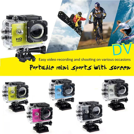 1080P HD 2" Waterproof Sports Action Camera 12MP Video DVR Recorder Go Pro