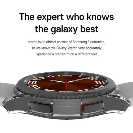 Samsung Galaxy Watch 6 Classic 47mm Watch cover protector case , Full Protection Cover Soft TPU Bumper Frame