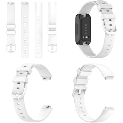 For Fitbit Inspire 3 Band Replacement Silicone Watch Sports Strap Band Wristband White